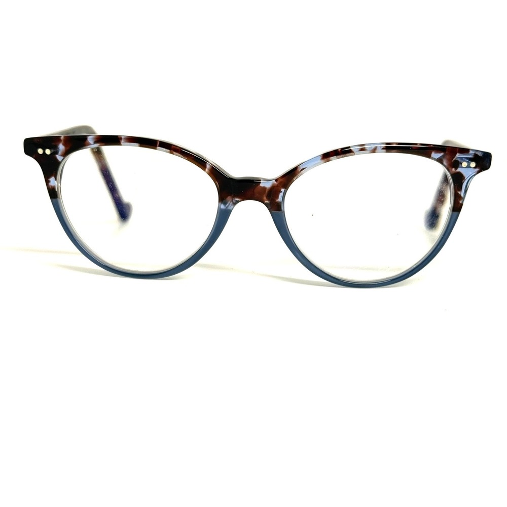 Jean Lafont Paris Madame 341 Eyeglasses Tortoise Blue Cat Eye Frames 50-17-140